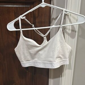 Nike Women’s adjustable Sports Bra Medium White